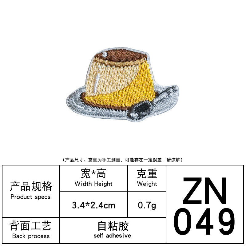 Wholesale Summer Afternoon Tea Cartoon Cloth Patch